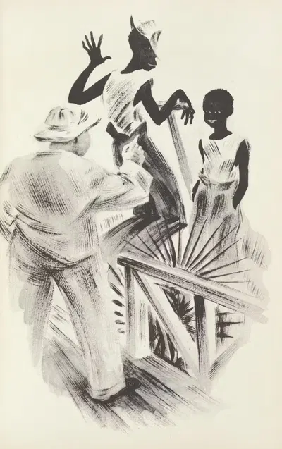 Мышиные колени, пл. 13 by Эйвери Джонсон, 1939 — digital art print download