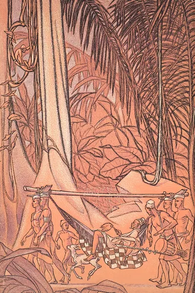 Бумба живет в Африке by Сайрус Лерой Балдридж, 1935 — digital art print download