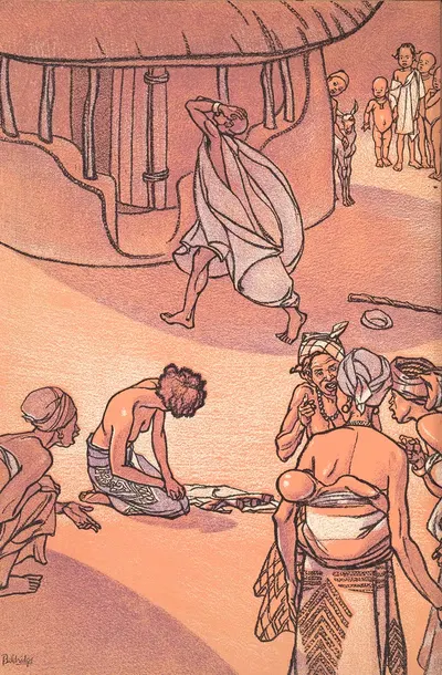 Бумба живет в Африке Пл.4 by Сайрус Лерой Балдридж, 1935 — digital art print download