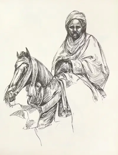 Вигнетки Западной Африки Pl.08 by Элтон Факс, 1960 — digital art print download