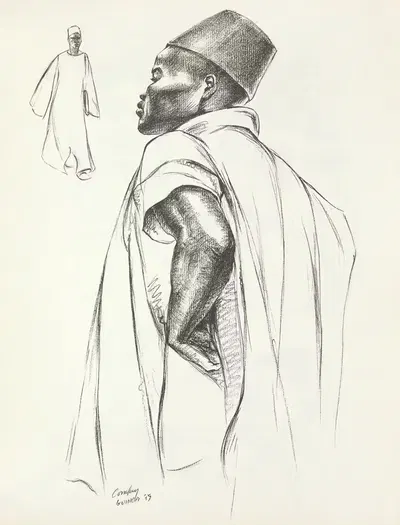 West Africa Vignettes Pl.31 by Elton Fax, 1960 — digital art print download