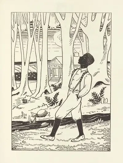 Gladiola Garden; poems of outdoors and indoors for second grade readers Pl.05 by Lois Mailou Jones, 1940 — digital art…