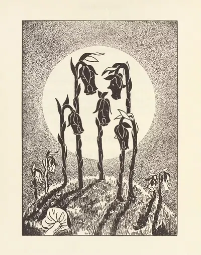 Gladiola Garden; poems of outdoors and indoors for second grade readers Pl.26 by Lois Mailou Jones, 1940 — digital art…