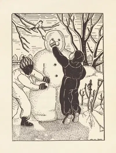 Gladiola Garden; poems of outdoors and indoors for second grade readers Pl.28 by Lois Mailou Jones, 1940 — digital art…