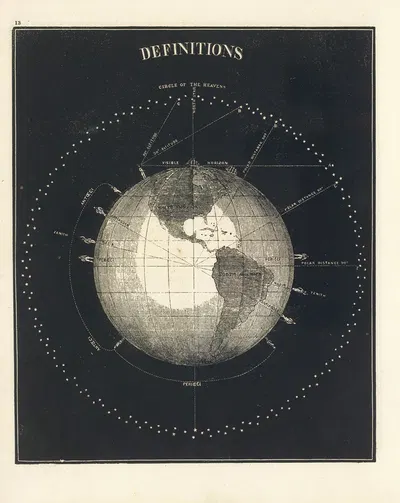 Definitions (Earth) by Asa Smith, 1850 — digital art print download