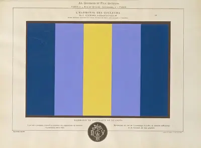 Гармония цветов Pl.107 by Эдуар Гишар, 1880 — digital art print download