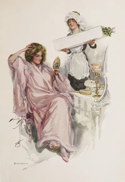 Девушки Харрисона Фишера Пл.12 by Харрисон Фишер, 1914 — digital art print download