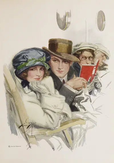 Девушки Харрисона Фишера by Харрисон Фишер, 1914 — digital art print download
