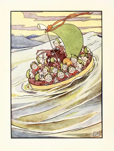 Джамбли и другие бессмысленные стихи Pl.1 by Леонард Лесли Брук, 1910 — digital art print download