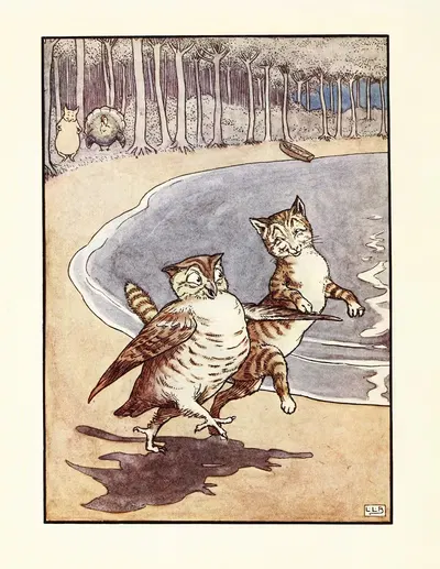 Джамбли и другие бессмысленные стихи Pl.2 by Леонард Лесли Брук, 1910 — digital art print download