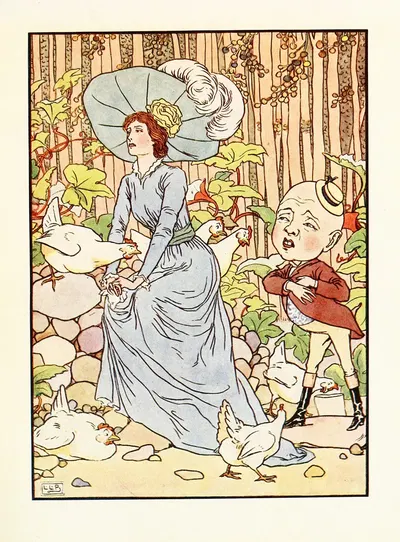 Джамбли и другие бессмысленные стихи, пл. 6 by Леонард Лесли Брук, 1910 — digital art print download