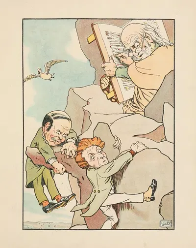 Хор пеликанов и другие бессмысленные стихи Пл.5 by Леонард Лесли Брук, 1910 — digital art print download