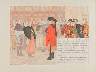 Жанна д'Арк Pl.05 by Луи Морис Буте де Монвель, 1896 — digital art print download