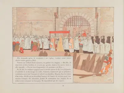 Жанна д'Арк Пл.13 by Луи Морис Буте де Монвель, 1896 — digital art print download