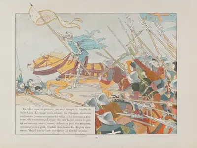 Жанна д'Арк Pl.16 by Луи Морис Буте де Монвель, 1896 — digital art print download