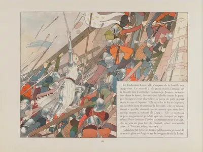 Жанна д'Арк, пл. 19 by Луи Морис Буте де Монвель, 1896 — digital art print download