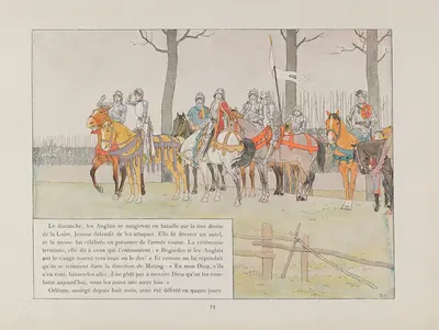 Жанна д'Арк Pl.20 by Луи Морис Буте де Монвель, 1896 — digital art print download