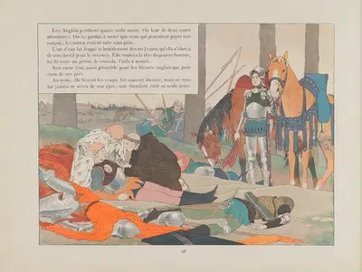 Жанна д'Арк Пл.25 by Луи Морис Буте де Монвель, 1896 — digital art print download