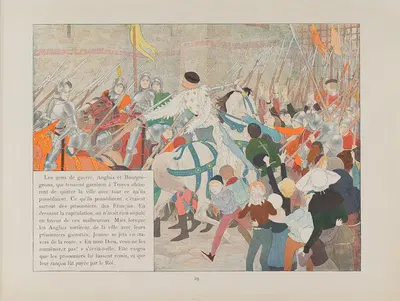 Жанна д'Арк Пл.26 by Луи Морис Буте де Монвель, 1896 — digital art print download