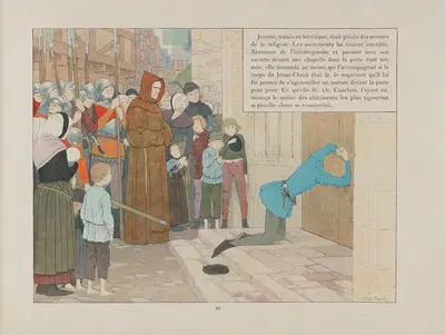 Жанна д'Арк Пл.40 by Луи Морис Буте де Монвель, 1896 — digital art print download