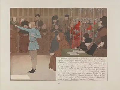 Жанна д'Арк Пл.42 by Луи Морис Буте де Монвель, 1896 — digital art print download