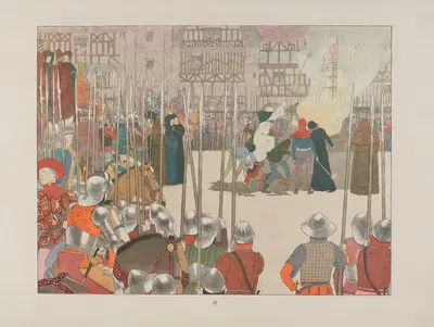 Жанна д'Арк Пл.44 by Луи Морис Буте де Монвель, 1896 — digital art print download