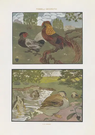 Современное декоративное искусство Том II Pl.45 by Пол Венцель, 1910 — digital art print download