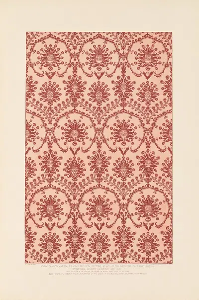 Fifteenth century Italian ornament Pl.14 by Sydney Vacher, 1886 — digital art print download
