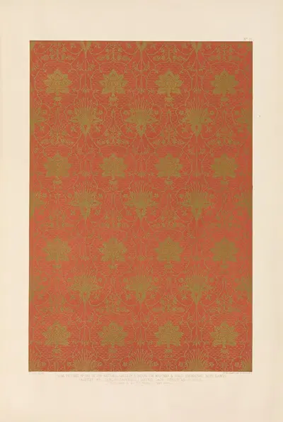 Fifteenth century Italian ornament Pl.16 by Sydney Vacher, 1886 — digital art print download