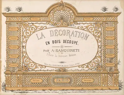 La décoration en bois découpé Pl.01 by A. Sanguineti — digital art print download