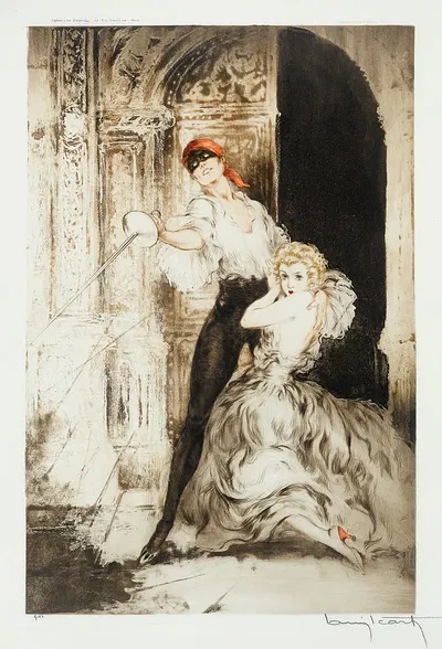 Казанова by Луи Икарт, 1928 — digital art print download