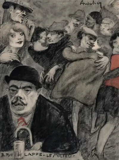 Фауна танцевальных залов Пл.01 by Жан Ошер, 1925 — digital art print download