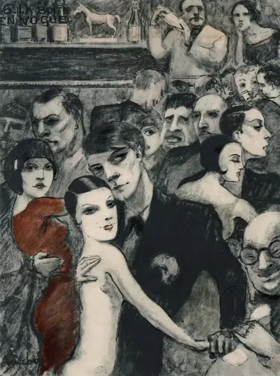 Фауна танцев Pl.02 by Жан Ошер, 1925 — digital art print download