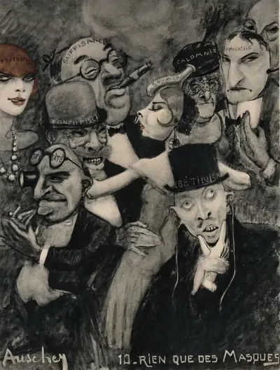 Фауна танцев Пл.10 by Жан Ошер, 1925 — digital art print download