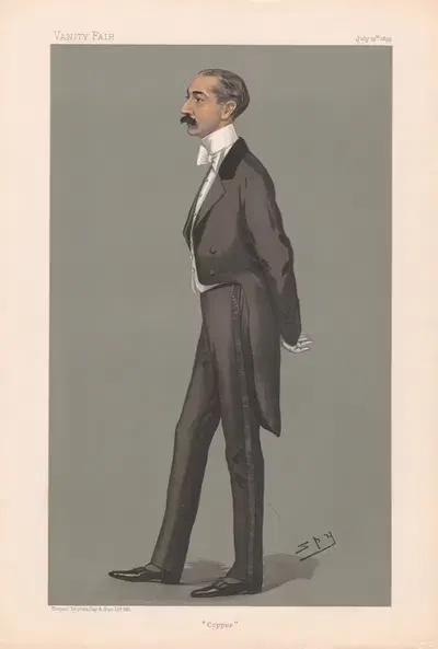 Bankers and Financiers. 'Copper'. Reginald Ward. 13 July 1899 by Leslie Matthew Ward, 1899 — digital art print download