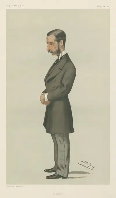 Politicians 'Hamlie'. The Marquis of Hamilton. March 5, 1881 by Leslie Matthew Ward, 1881 — digital art print download