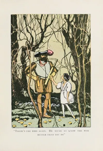 Белоснежка и семь гномов Пл.05 by Чарльз Баклс Фоллс, 1913 — digital art print download