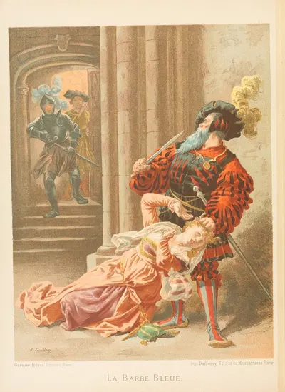 La barbe bleue by A. Guillon, 1904 — digital art print download