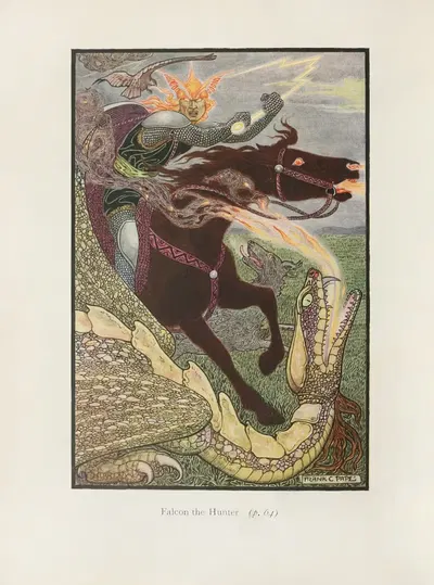 The Russian story book Pl.01 by Frank Cheyne Papé, 1916 — digital art print download