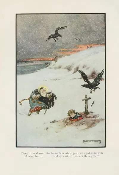 The Russian story book Pl.08 by Frank Cheyne Papé, 1916 — digital art print download