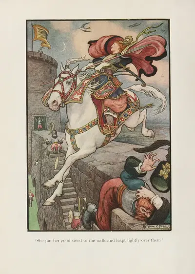 The Russian story book Pl.09 by Frank Cheyne Papé, 1916 — digital art print download