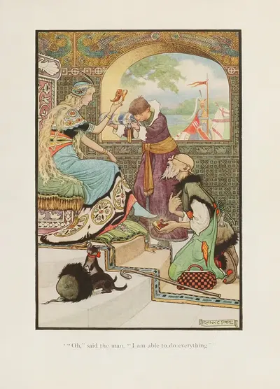 The Russian story book Pl.12 by Frank Cheyne Papé, 1916 — digital art print download