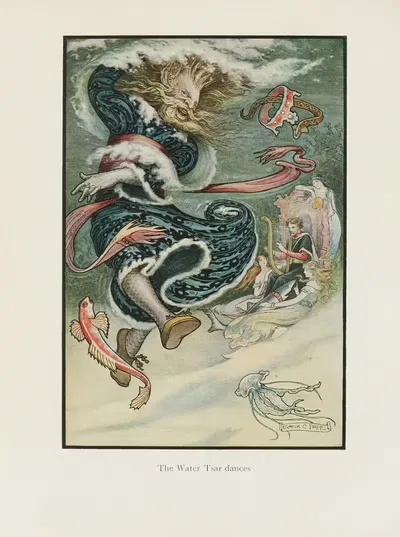 The Russian story book Pl.14 by Frank Cheyne Papé, 1916 — digital art print download