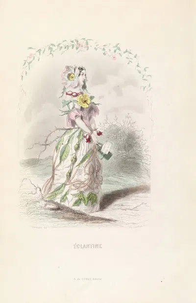 Églantine by J. J. Grandville — digital art print download
