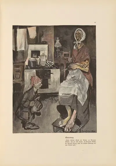 Сброд, пл. 02 by Рудольф Вилке, 1908 — digital art print download
