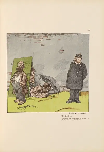 Прислуга Пл.11 by Рудольф Вилке, 1908 — digital art print download