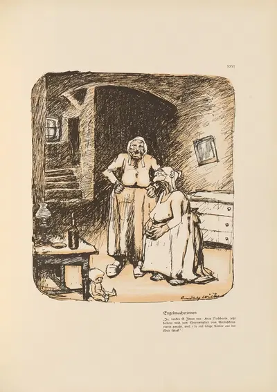 Гезиндель Pl.24 by Рудольф Вилке, 1908 — digital art print download