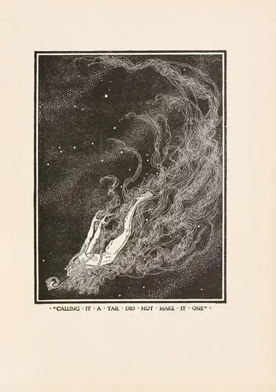 Называть это хвостом не делало его таковым by Дугалд Стюарт Уокер, 1920 — digital art print download