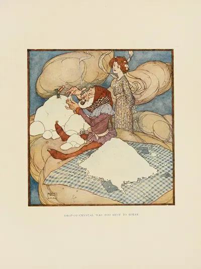 Капля кристалла была слишком занята, чтобы говорить by Эдмунд Дюлак, 1910 — digital art print download