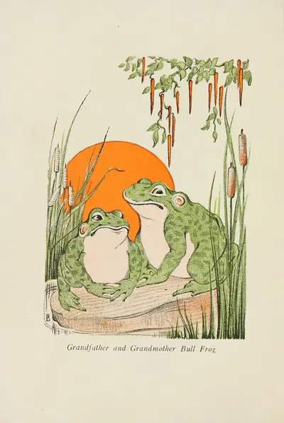 Дедушка и бабушка бычка by Элизабет Стаффорд Фрай, 1921 — digital art print download
